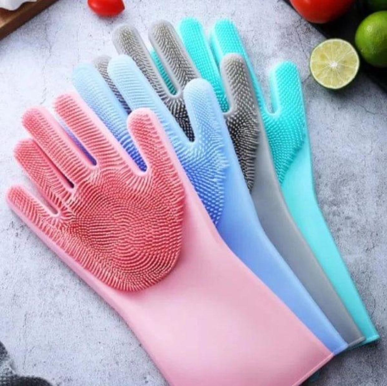 Washing Gloves, Silicone Dish Washer, Hand Gloves For Cleaning