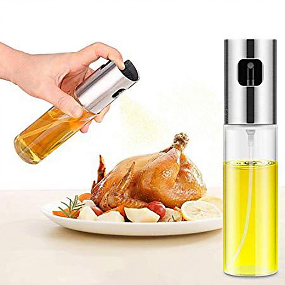 Portable Storage Bottle Small DIY Anti-corrosion Food-grade Glass Oil Spray .